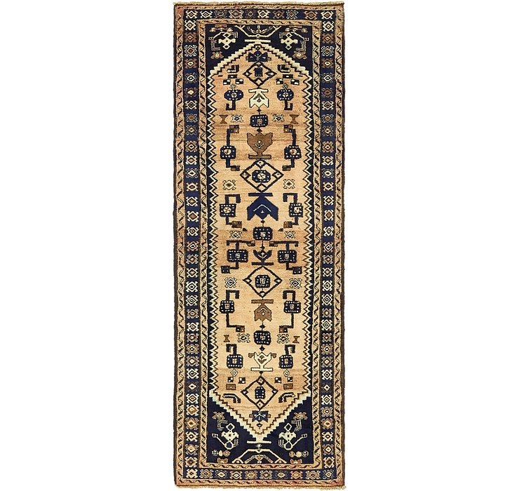 3' 3 x 9' 7 Khamseh Persian Runner ...