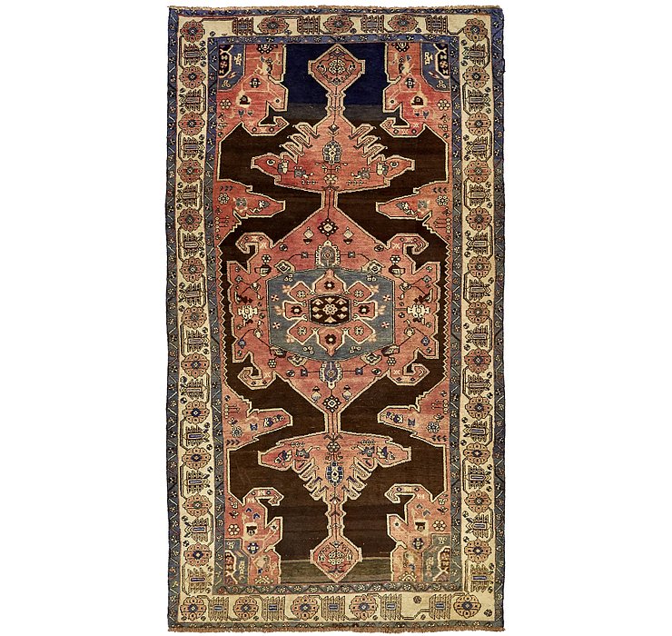 5' x 9' 7 Shahsavand Persian Runn...