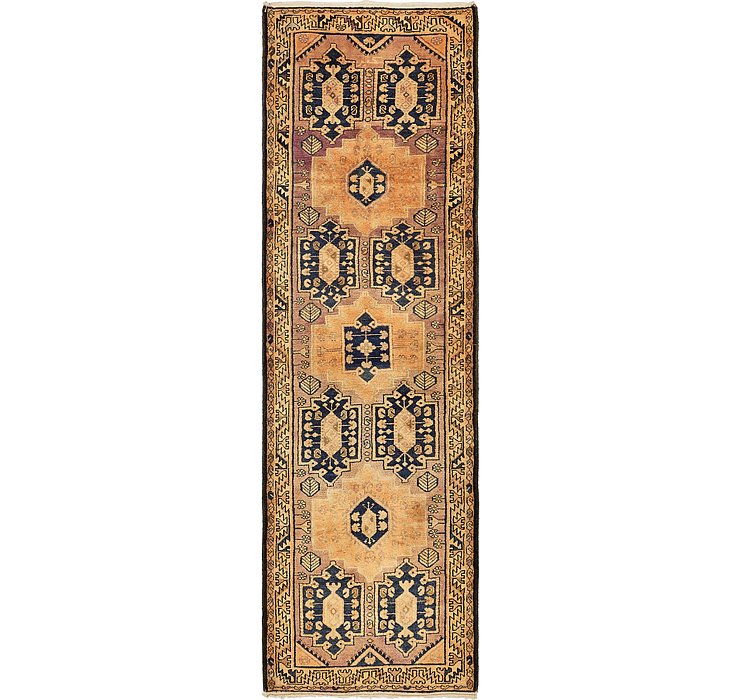 3' 9 x 12' 8 Shiraz-Lori Persian Run...