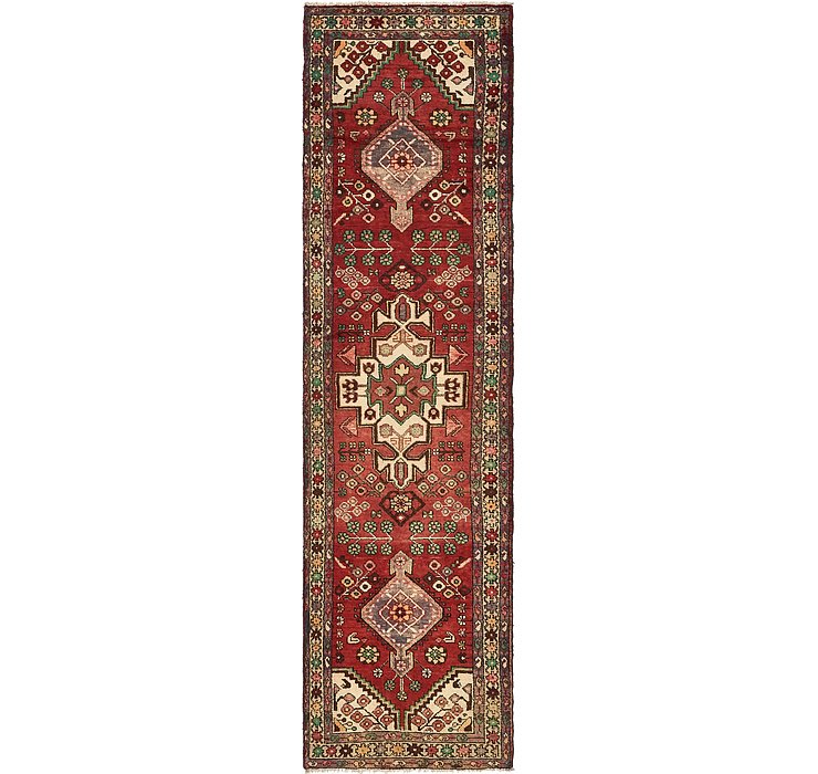 3' 4 x 12' 8 Khamseh Persian Runner ...