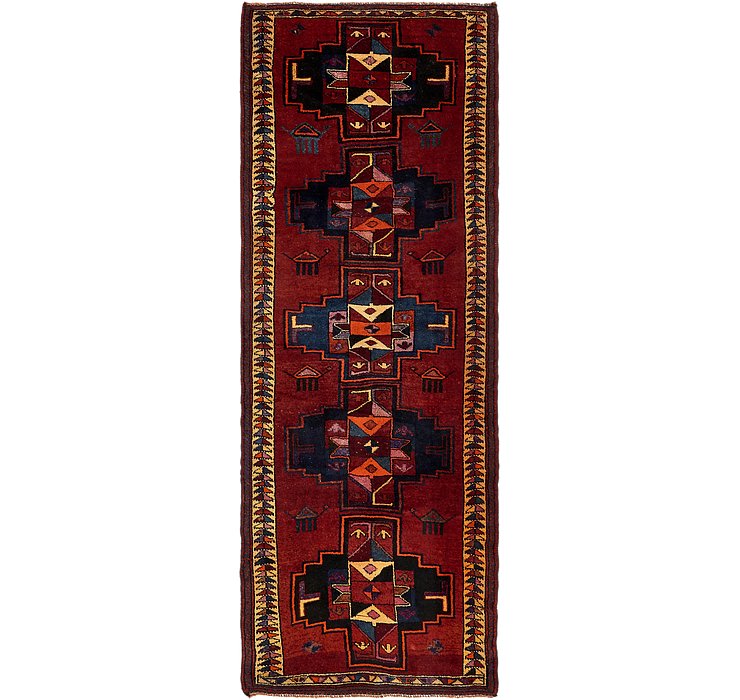 4' 7 x 12' 2 Shiraz-Lori Persian Run...