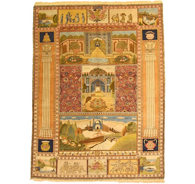6' 11 x 9' 1 Tabriz Persian Rug