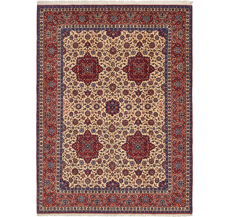 9' 6 x 13' Isfahan Persian Rug