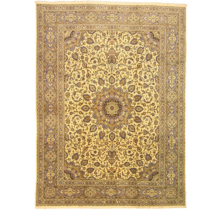 9' 8 x 12' 11 Kashan Persian Rug