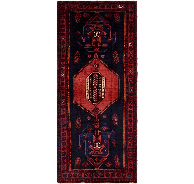 4' 8 x 11' 2 Sirjan Persian Runner Rug