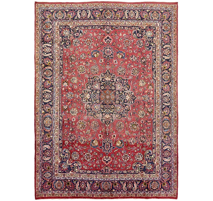 HandKnotted 9' 10 x 13' Mashad Persian Rug