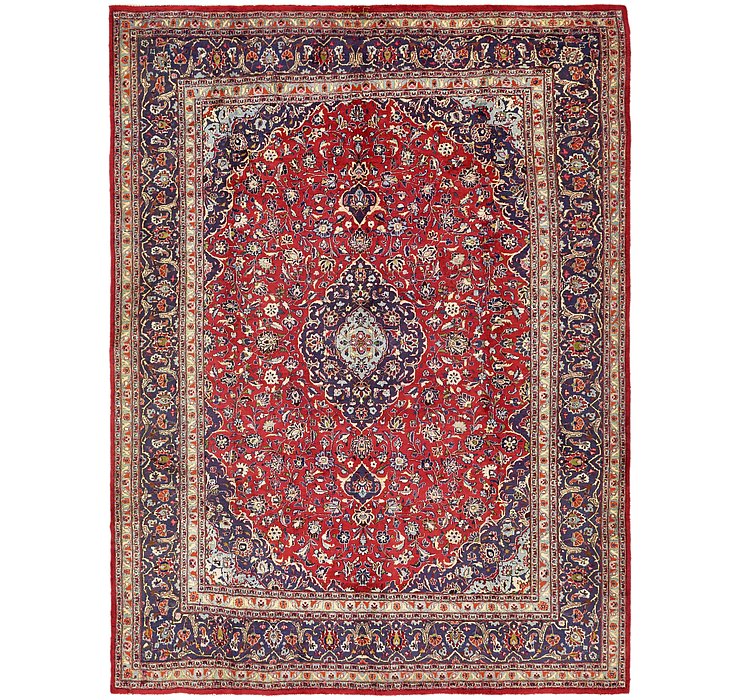 HandKnotted 9' 7 x 12' 10 Mashad Persian Rug