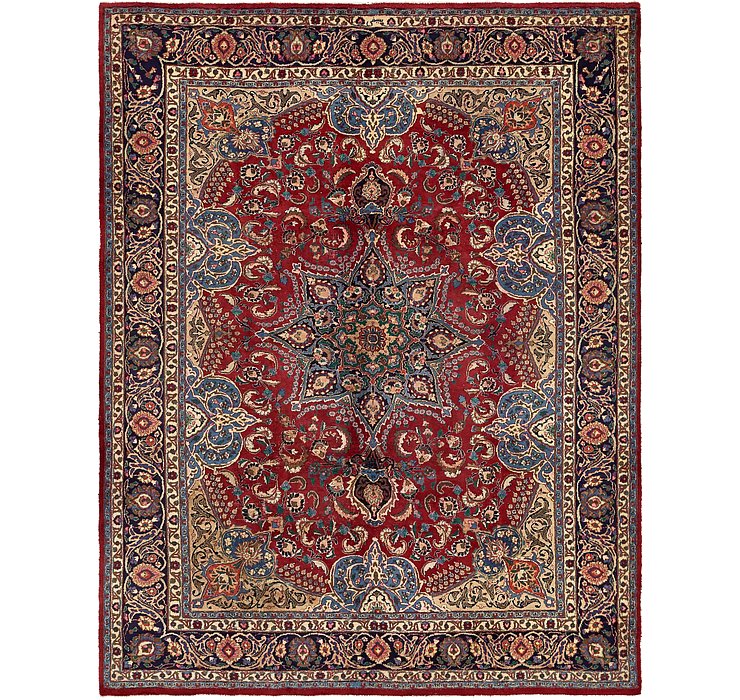 9' 10 x 12' 9 Mashad Persian Rug