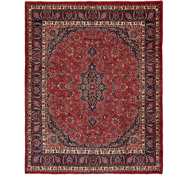 10' x 12' 6 Mashad Persian Rug