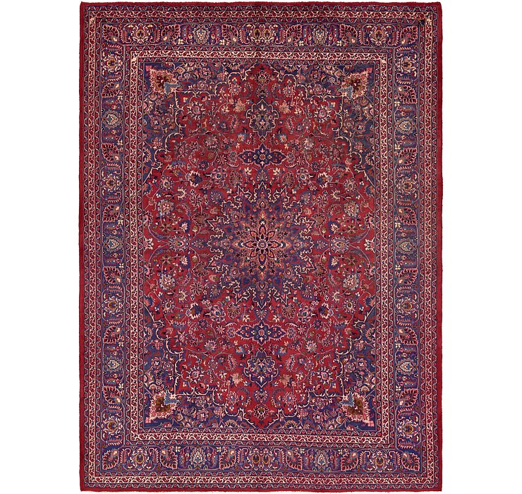 HandKnotted 9' 8 x 13' 2 Mashad Persian Rug