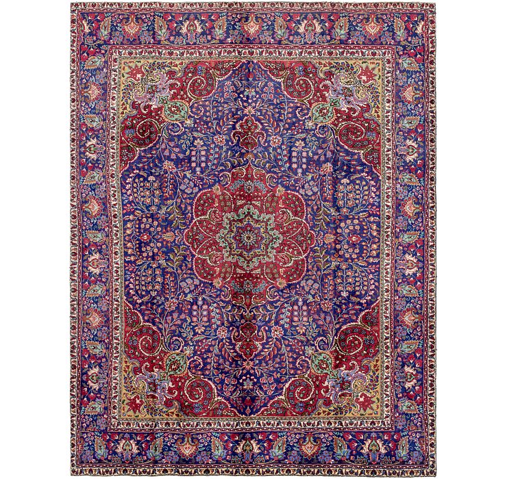 9' 10 x 13' Tabriz Persian Rug