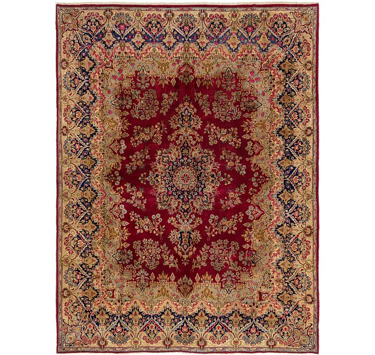 9' 10 x 13' Kerman Persian Rug