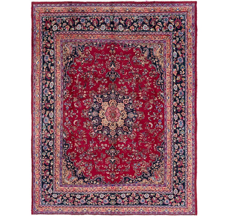 9' 7 x 12' 4 Mashad Persian Rug