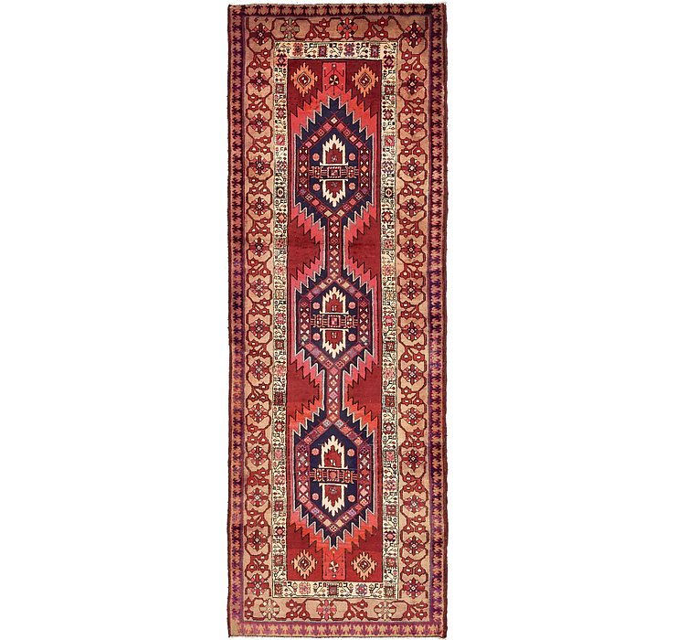 3' 10 x 10' 9 Ardabil Persian Runner ...