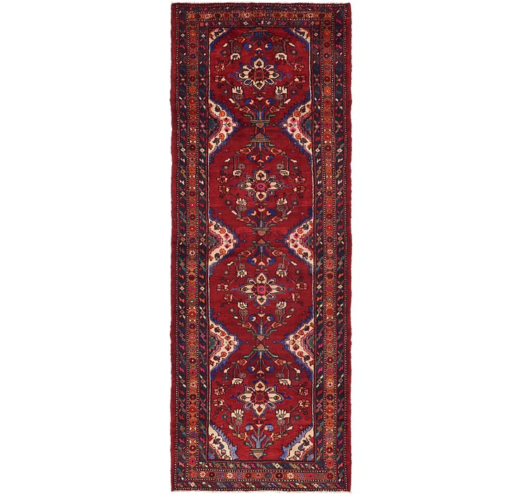 3' 9 x 10' 10 Khamseh Persian Runner ...