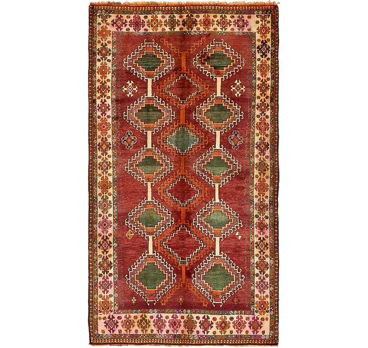 5' 2 x 9' 3 Ghashghaei Persian Rug