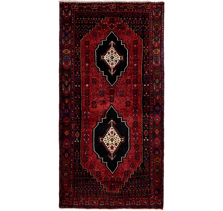 4' 8 x 9' Sanandaj Persian Runner...