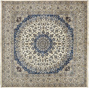 Unique Loom 16' 1 x 16' 1 Nain Persian Square Rug