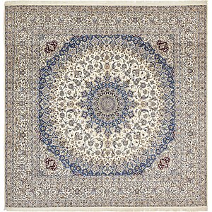 16' 1 x 16' 6 Nain Persian Square Rug
