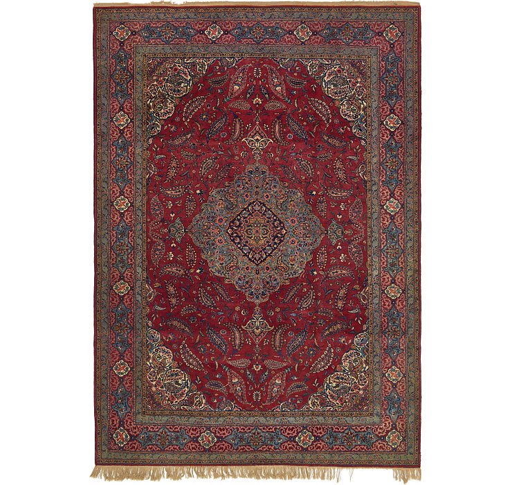 7' 8 x 10' 7 Kashan Persian Rug