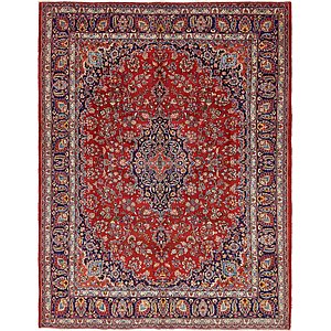 HandKnotted 9' 6 x 12' 5 Mashad Persian Rug