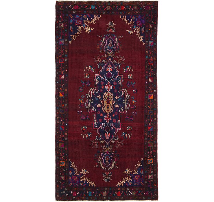 6' x 11' 7 Hamedan Persian Runner ...