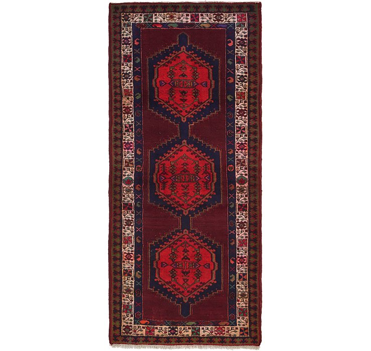 3' 10 x 8' 8 Meshkin Persian Runner ...