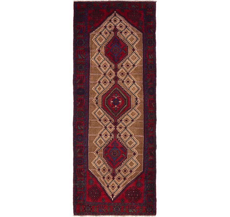4' x 10' 9 Zanjan Persian Runner Rug
