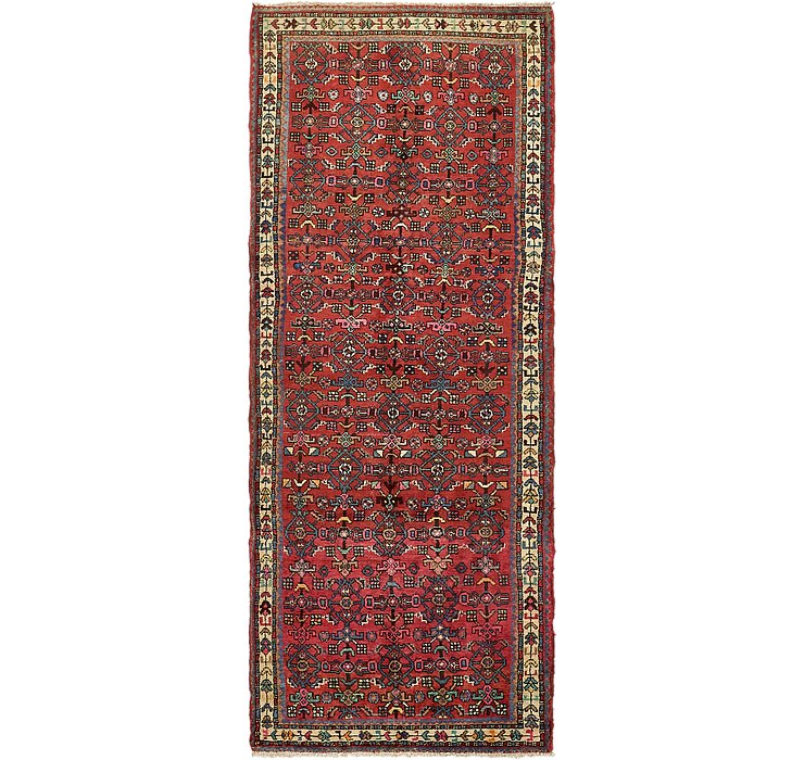 3' 8 x 9' 5 Hossainabad Persian Run...
