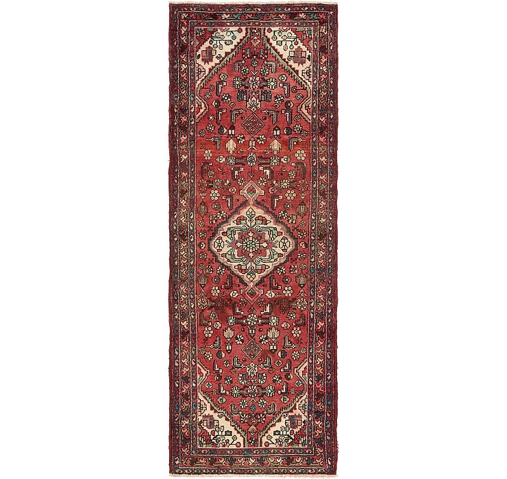 3' 7 x 10' 4 Hossainabad Persian Run...