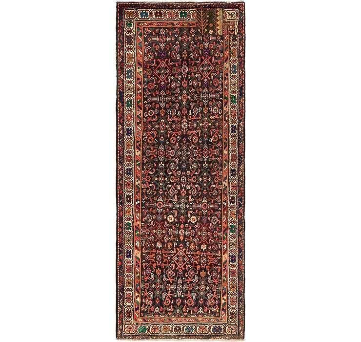 3' 9 x 10' Hossainabad Persian Run...