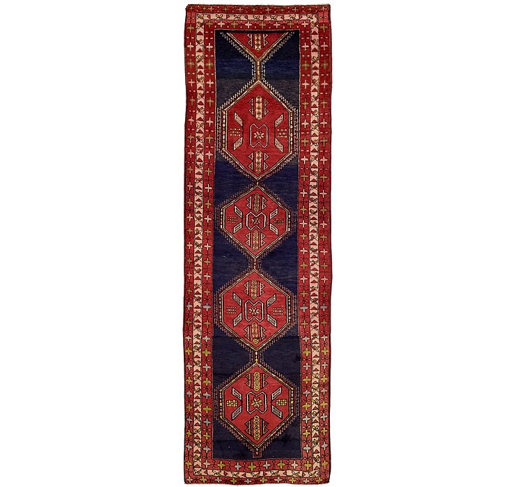 3' 5 x 11' 8 Meshkin Persian Runner ...
