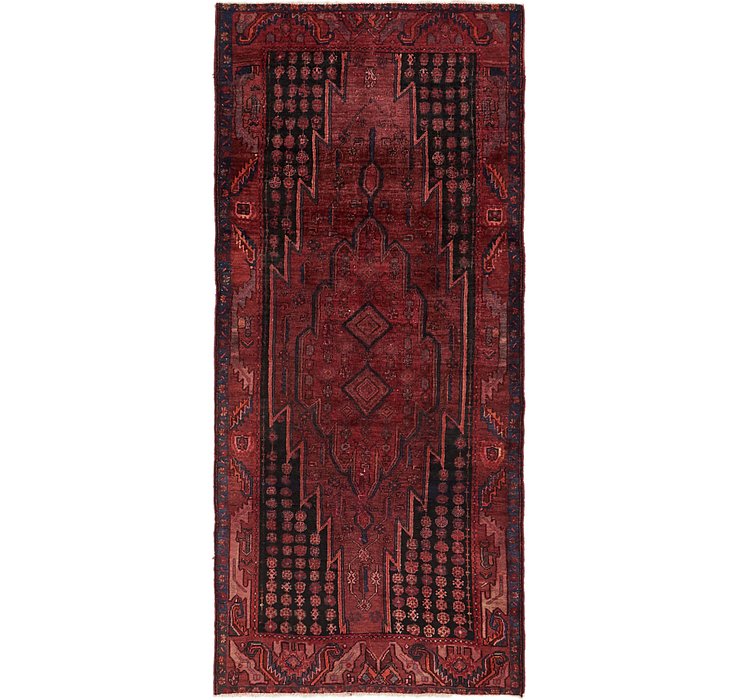 4' 5 x 10' Mazlaghan Persian Runne...