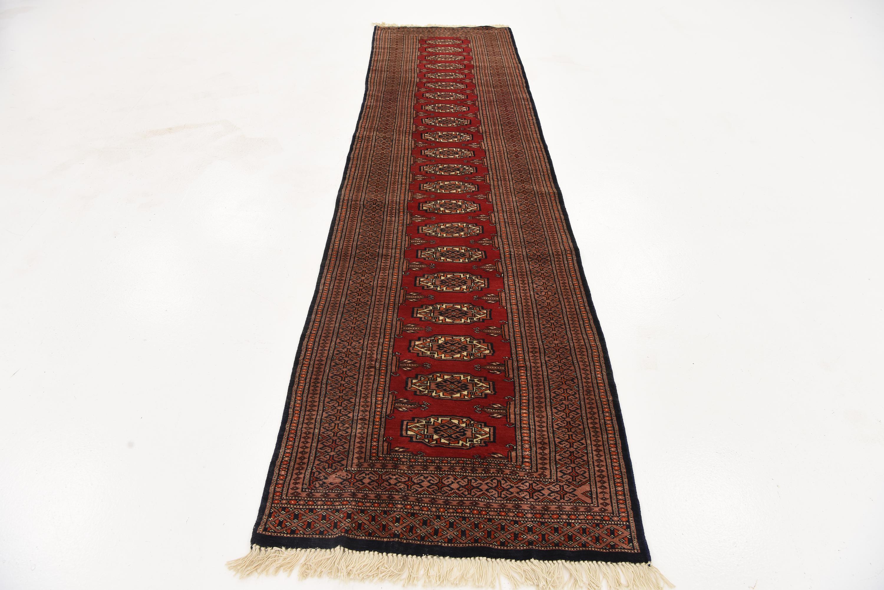 Red 2' 7 x 10' Bokhara Oriental Runner Rug eSaleRugs