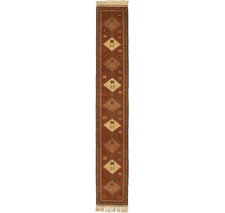2' x 13' 1 Ghashghaei Runner Rug