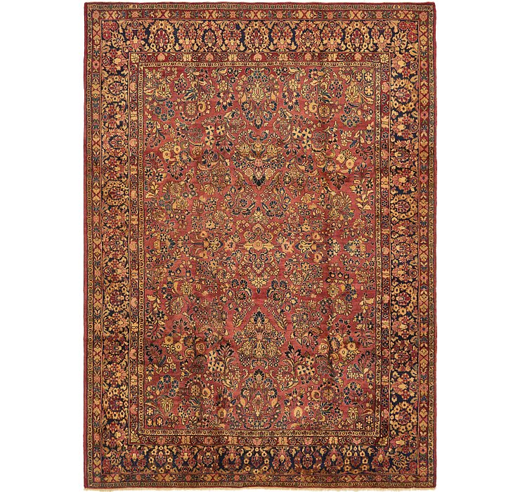 8' 9 x 12' Sarough Persian Rug