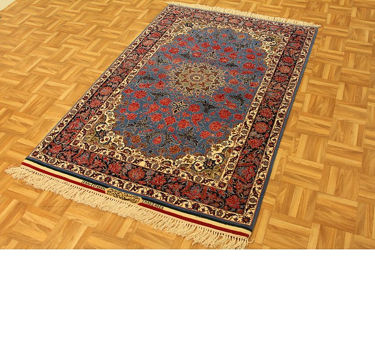 3' 9 x 5' 9 Isfahan Persian Rug