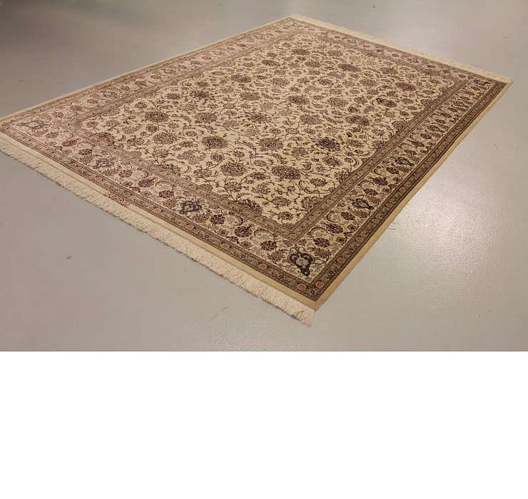 6' 5 x 9' 8 Qom Persian Rug