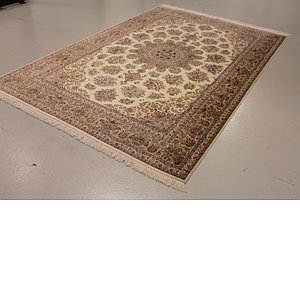 6' 6 x 9' 10 Qom Persian Rug