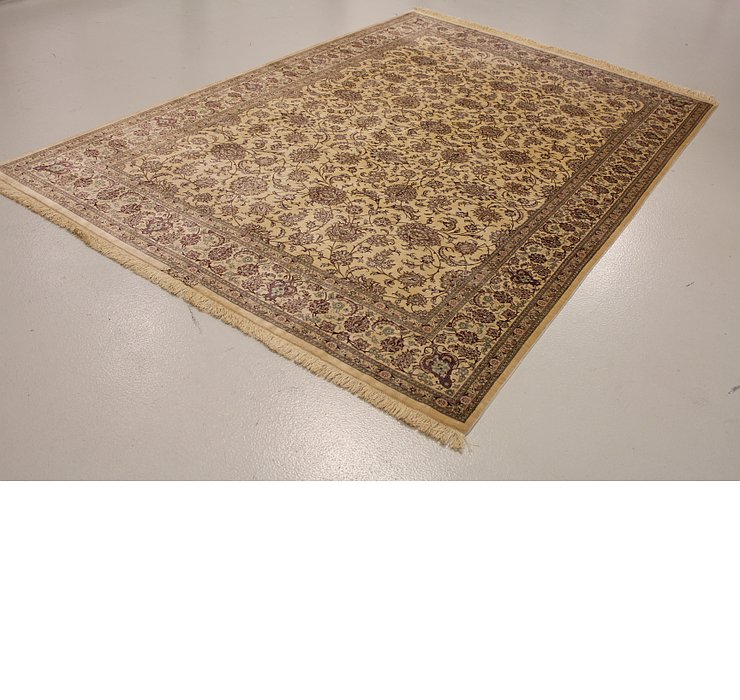 6' 5 x 9' 9 Qom Persian Rug