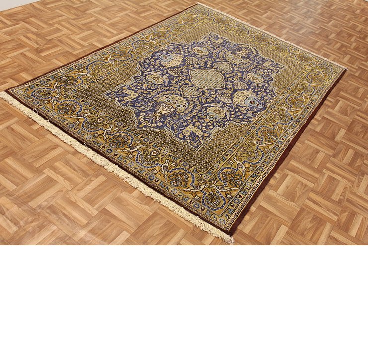 4' 7 x 6' 10 Qom Persian Rug