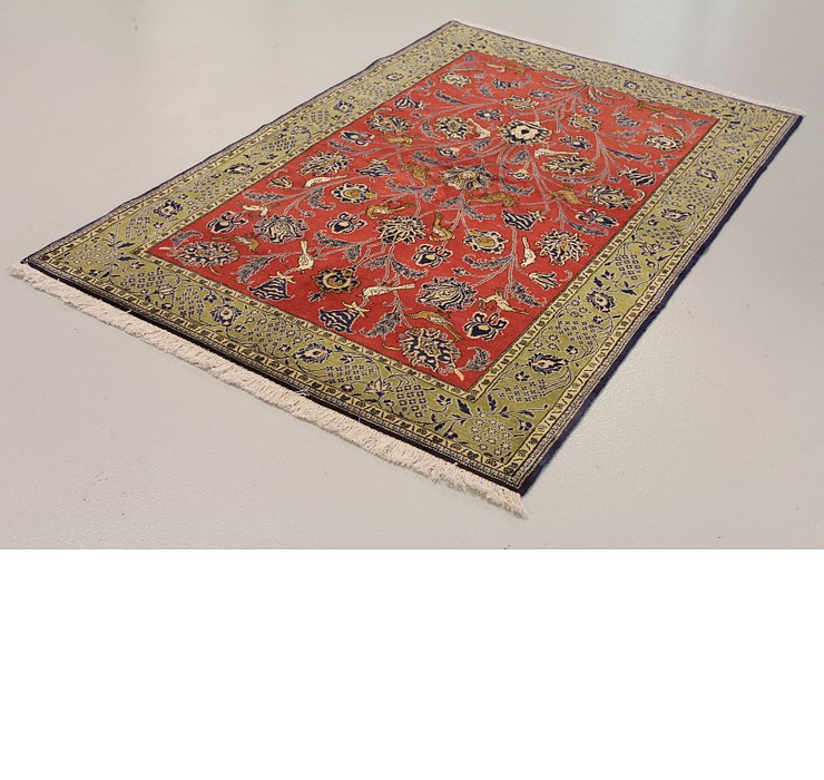 4' 6 x 6' 11 Qom Persian Rug