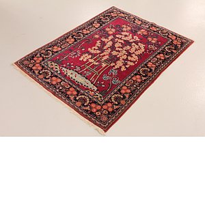 3' 7 x 5' 1 Kashan Persian Rug
