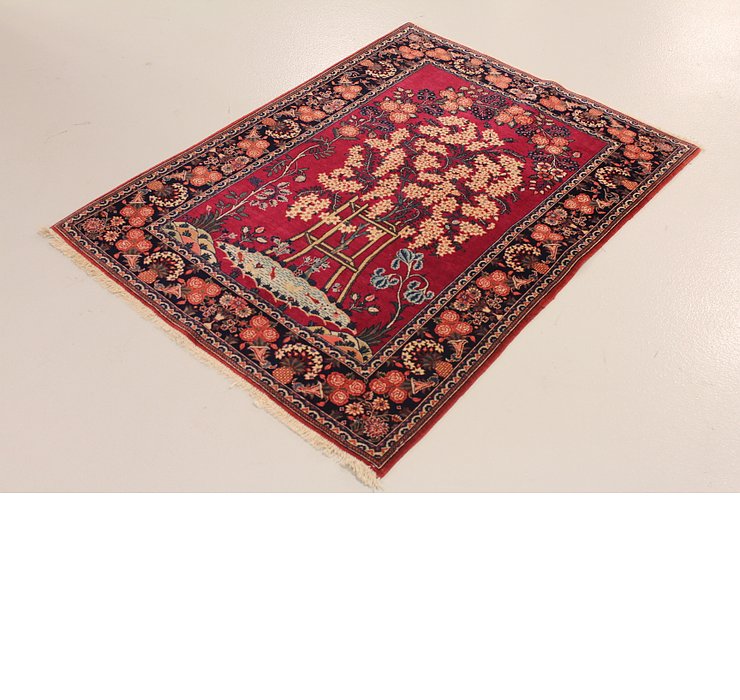 3' 7 x 5' 1 Kashan Persian Rug