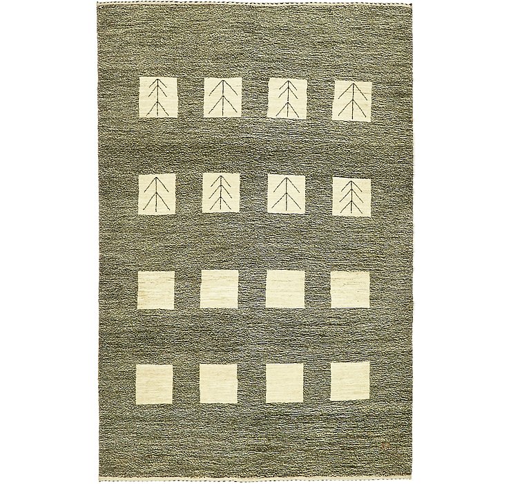 4' x 6' Kashkuli Gabbeh Persian...