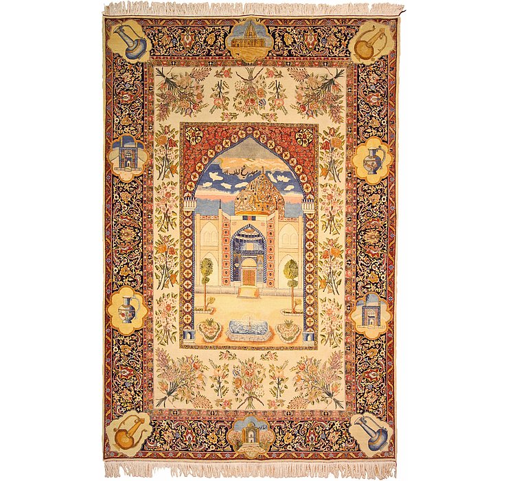 6' 3 x 9' 4 Tabriz Persian Rug