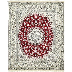 Unique Loom 5' 9 x 7' Nain Persian Rug