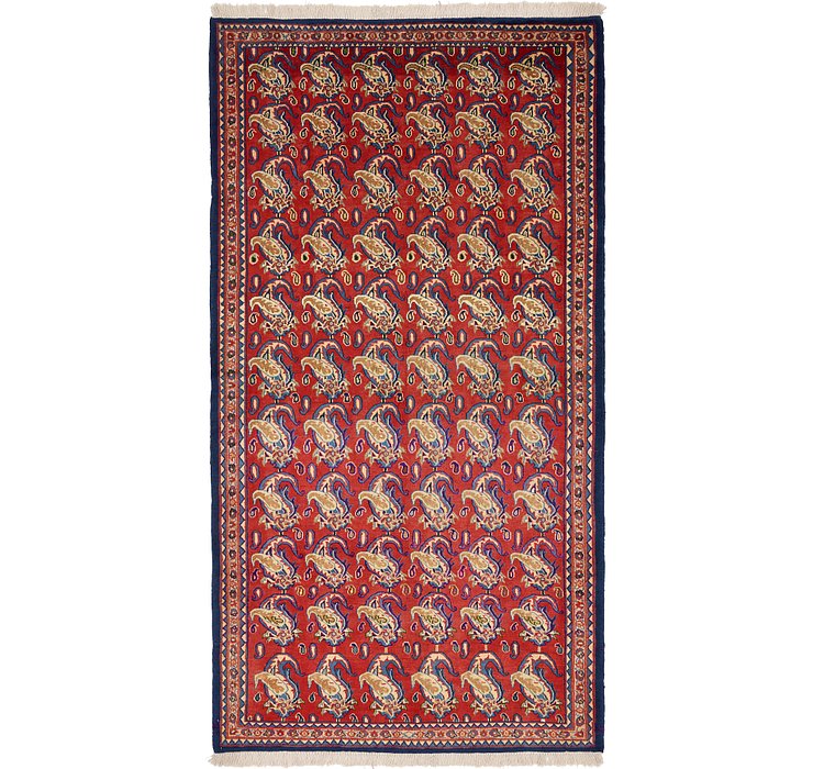 4' 9 x 9' Yazd Persian Rug