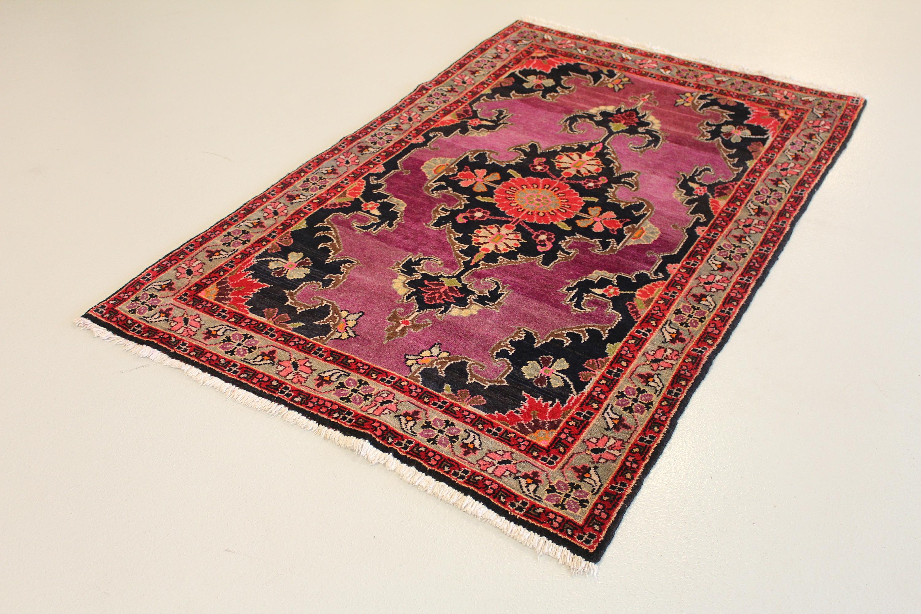 Purple 4' 2 x 6' 4 Tafresh Persian Rug eSaleRugs