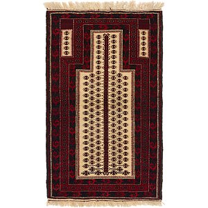 Unique Loom 2' 8 x 4' 4 Balouch Persian Rug